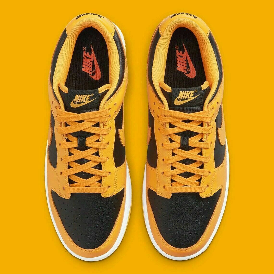 nike dunk yellow black