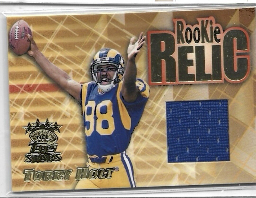 Torry Holt Topps Stars Rookie Relics #RR2 Rookie Relic