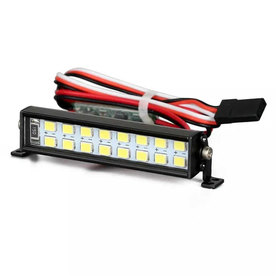 LED Light Bar Roof Lamp Spotlight Kit for SCX10 D90 TRX4 1/10 RC Crawler Car US - Image 4 of 4