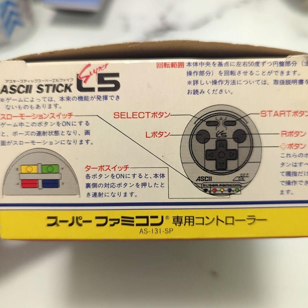 Super Famicom Ascii Stick Super L5 Controller Console Video Super Famicom Ascii Stick Super L5 Controller Console Video