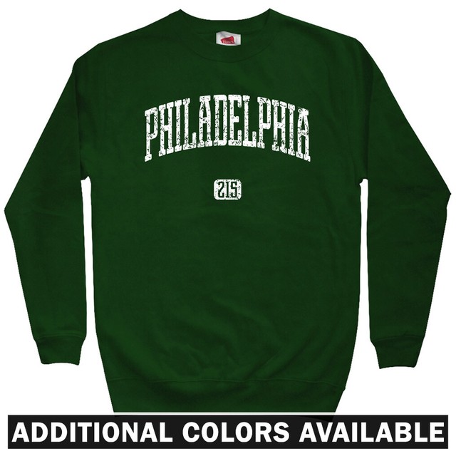 Philadelphia 215 Men's Sweatshirt Crewneck S3X Gift Philly Eagles