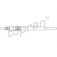 Topran GlüHkerze Passend FüR VW LT 28-46 II Pritsche/Fahrgestell 2.8 TDI