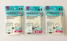 Daiso Card 100 Soft Sleeve Pokemon for MTG 88x63mm Size Made in Japan 3 sets