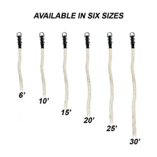 1.5" Indoor/Outdoor Climbing Ropes for Home/Gym Strength Exercise, Workout Rope