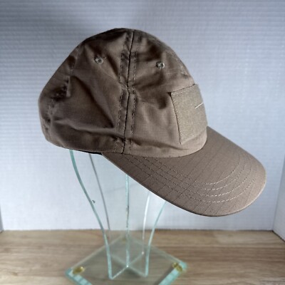 Goruck Hat Cap Strapback Brown GR Tac Ripstop Hunting Shooting Hook and Loop