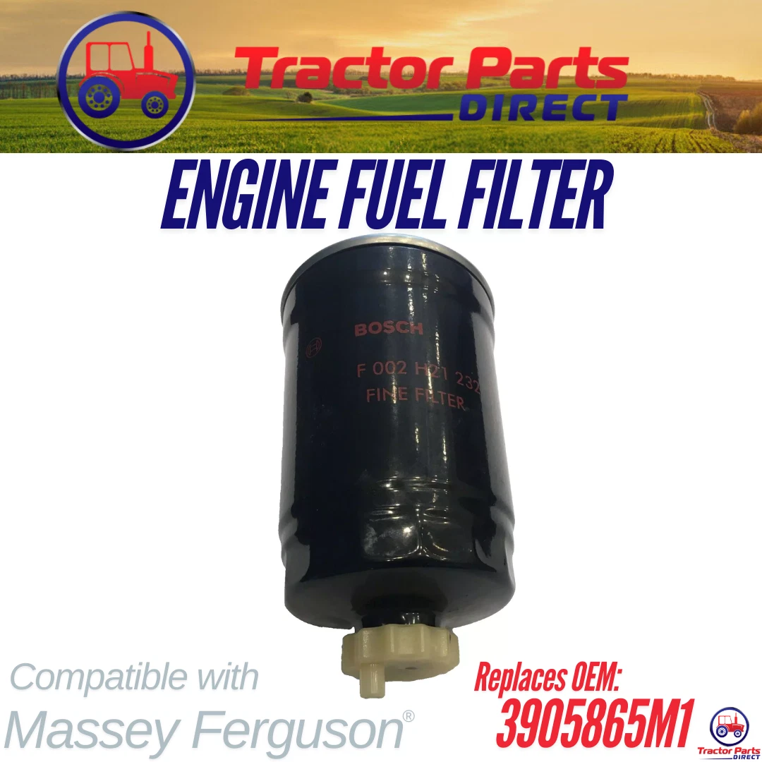 Diesel Engine Fuel Filter For Massey Ferguson 2605, 2615, 2625, 2635 Tractors – Replaces 3905865M1