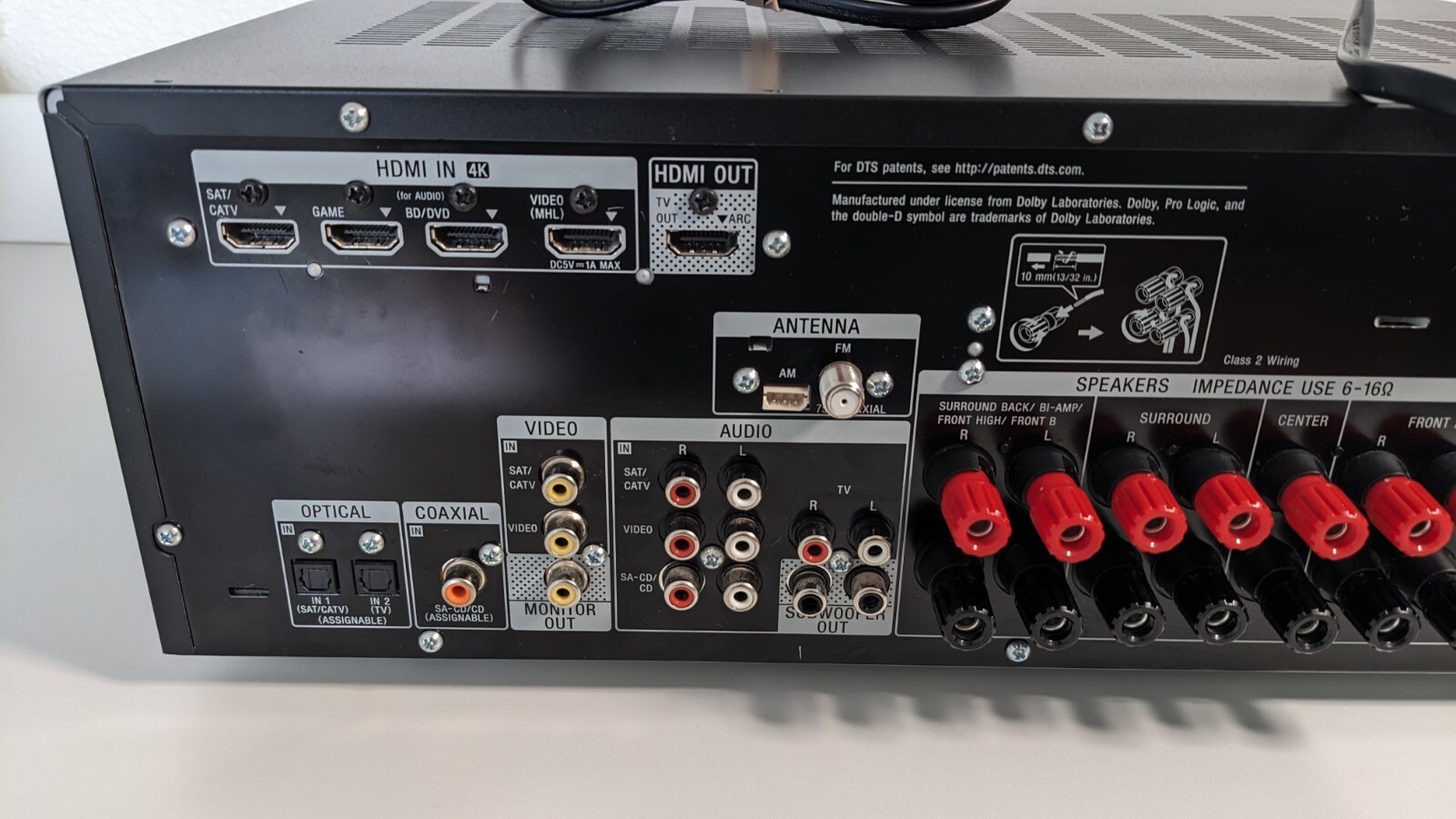 Sony STRDH750 Home Theater Receiver 7.2 Channel 4K Tested No remote eBay