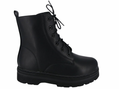 TRAPERS-STIEFEL FÜR KINDER, SCHWARZ H2 55-274