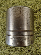 Vintage Plomb 1" Socket, 1/2" Drive, 12 Point, No 5432 - Made in USA