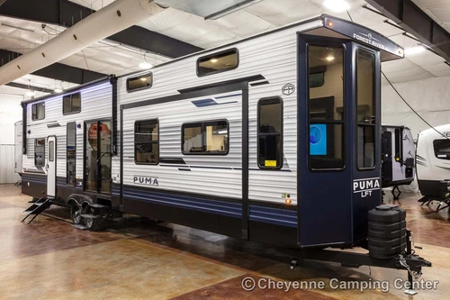 New 2026 Forest River Palomino Puma 402LFT Destination / Park Trailer with Loft