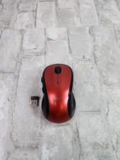 Logitech M510 Wireless Mouse USB Red  Black  Unifying Receiver 810-004790