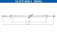 ATE Handbremsseil Bremsseil FüR Mercedes-Benz Viano W639 Vito/Mixto Kasten