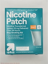 Nicotine Stop Smoking Aid Clear Patches Step 2 - 14ct - up up- EXP 06/2028