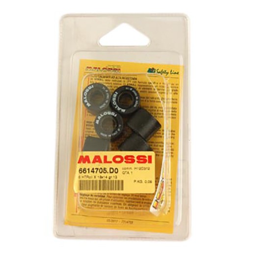 Galets Malossi 18x14 de 13g pour une accélération fluide sur Dink 125