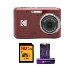 Kodak PIXPRO FZ45 Friendly Zoom Digital Camera Bundle FUN Compact Red 