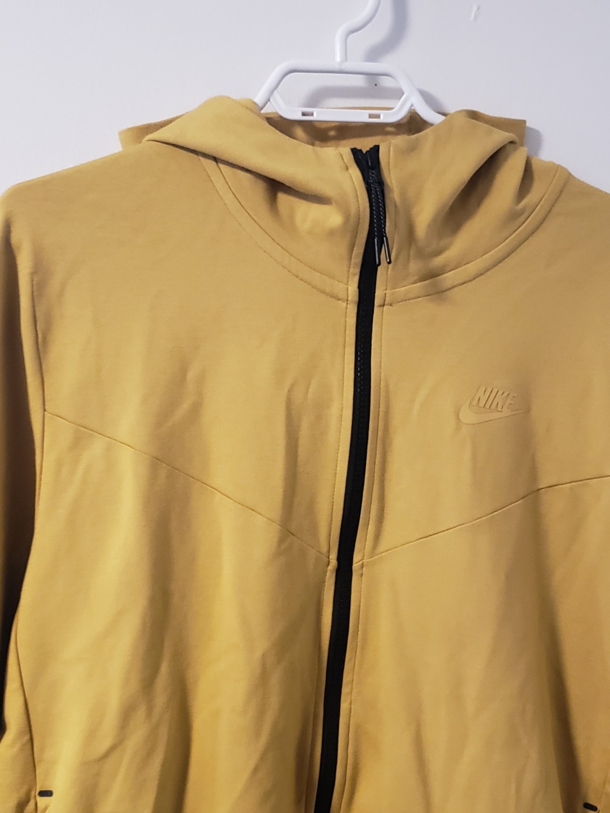 Nike Tech Essentials Jacket Gold Black Hooded Ful… - image 3