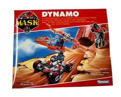 M.A.S.K Dynamo Fahrzeug & Figuren Boxed Sealed Vintage MASK 1980s MISB Kenner Toy