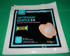 Optifoam Gentle Ex 7x7 Sacral Sterile Wound Dressing 2 Packages Of 1 Dressing Ea