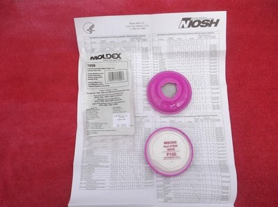 Moldex 7950 Filter use with 7000 Series Half Face / 9000 Series 2 filters 1 pack