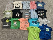 Size 3T Boy Short Sleeve Shirts Lot of 17: H M, Baby Gap, Uniqlo, Cat  Jack Etc