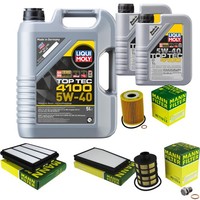 Mann Inspektionspaket 7 L Liqui Moly Top Tec 4100 5W-40 FüR Chevrolet Epica