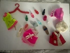Vintage Mixed Lot Of Doll Clothing And Shoes