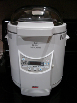 #ad WELBILT Bread Maker The Bread Machine ABM 100 3 White W Dome Top 2 Lb SPOTLESS $149.89
