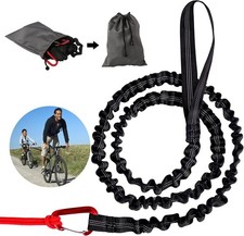 Abschleppseil, 3 Meter Fahrrad-Abschleppgurt Elastisch, Tragfähigkeit 500 lbs, 