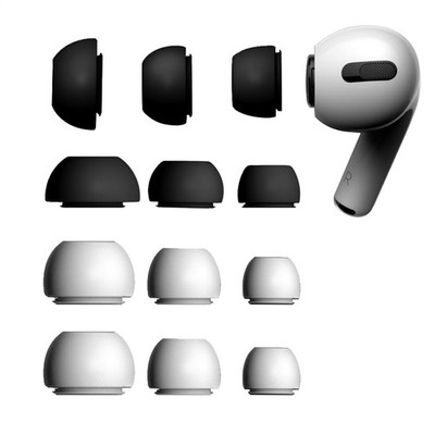 3 Pairs Earbud Ear Tips Covers Silicone Replacement Ear Tips for Air-Pods Pro