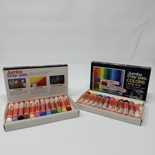 Vintage Japan Sakura Cray-pas Colors Oil Pastels Box Lot Of 2 Art Supply NEW