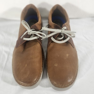 Clarks Shoes Men 13 M Brown Nubuck Leather Casual/Dress Comfort Shoe