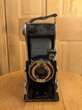 Vintage 1935 Agfa PD-16 Folding Bellows Camera - Tripar Art Deco Untested-as-is