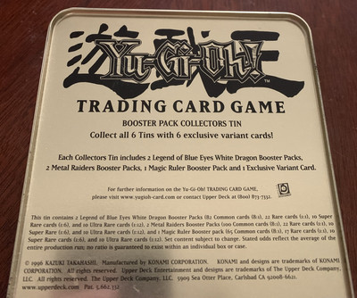 Yu-Gi-Oh 1996 Mega Tin Yugi & Slifer and Kaiba & Obelisk Collector