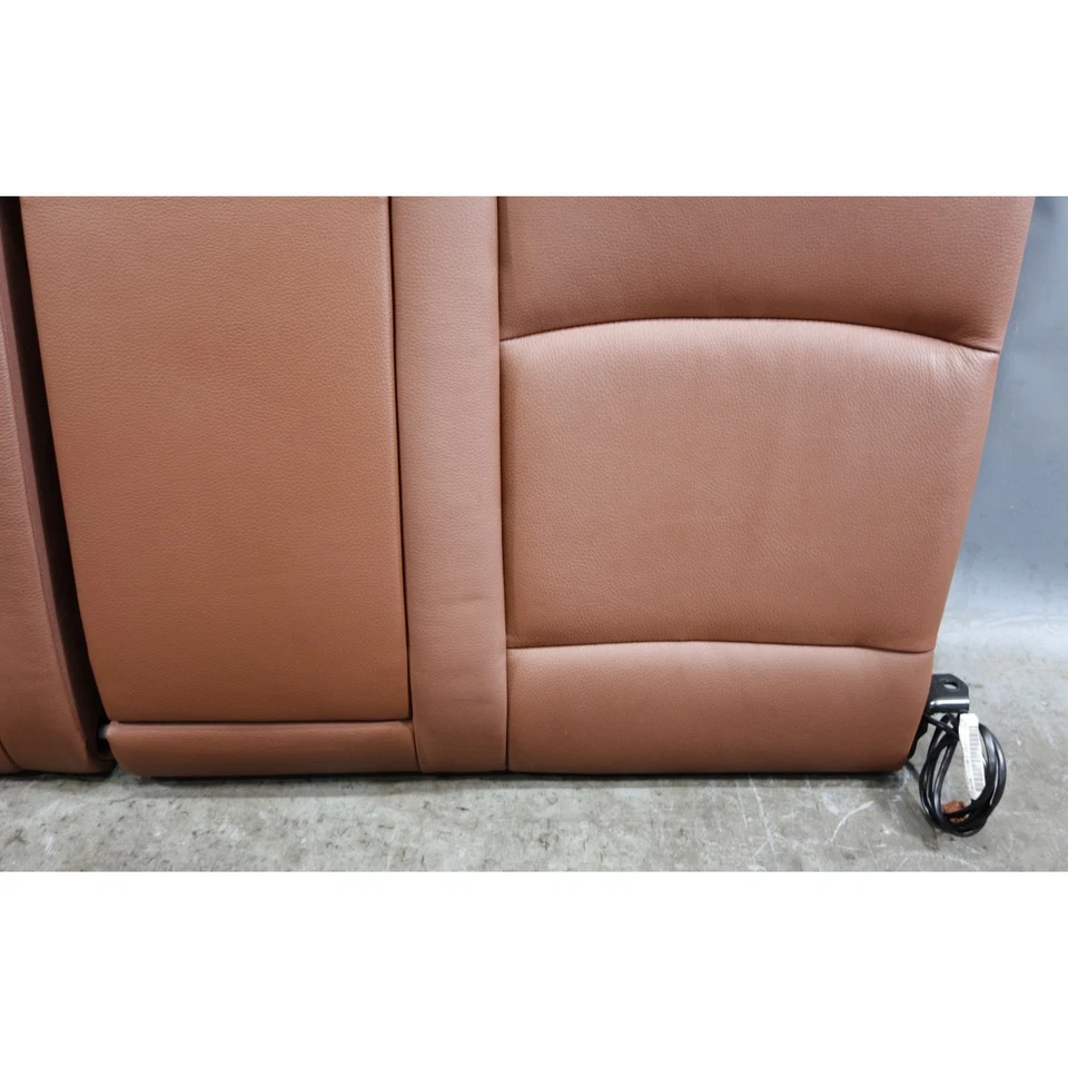 2011-2016 BMW F10 5-Series Sedan Rear Folding Seat Backrest Cinnamon Leather OEM — 第 4/4 张图片