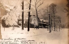 Clarion PA Pennsylvania Residence Street View 1906 RPPC Photo Postcard COPY