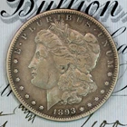 * 1893-S * CHOICE VF++ MORGAN SILVER DOLLAR * FROM ORIGINAL COLLECTION