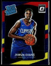 Jawun Evans 2017-18 Donruss Optic #162 Red Yellow Rookie Los Angeles Clippers