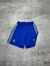 Vintage Adidas Chelsea 2012 Three Striped Soccer Football Shorts Men Man Size M
