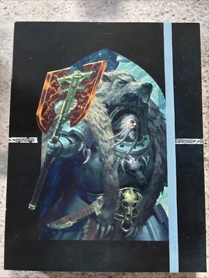 WARHAMMER 40K BRAND NEW SPACE WOLVES CODEX AND CARDS