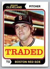 1974 Topps Traded #175T Reggie Cleveland Red Sox (Fair Grade)