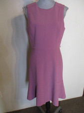 White House Black Market Sleeveless Midi Fit  Flare no Belt Dress in Heather 10