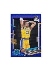 2023-24 Panini Donruss Optic Rated Rookie Maxwell Lewis Blue Velocity Prizm (RC)