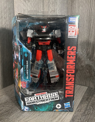Hasbro Transformers Earthrise WFC-E32 Bluestreak Autobot Transforming Figure