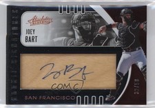 2021 Absolute Rookie Baseball Material Signatures Wood 32/50 Joey Bart Auto 19n6