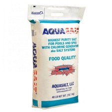 Aqua Salt Pool Salt 40 lb Bag | 99% Pure Sodi...