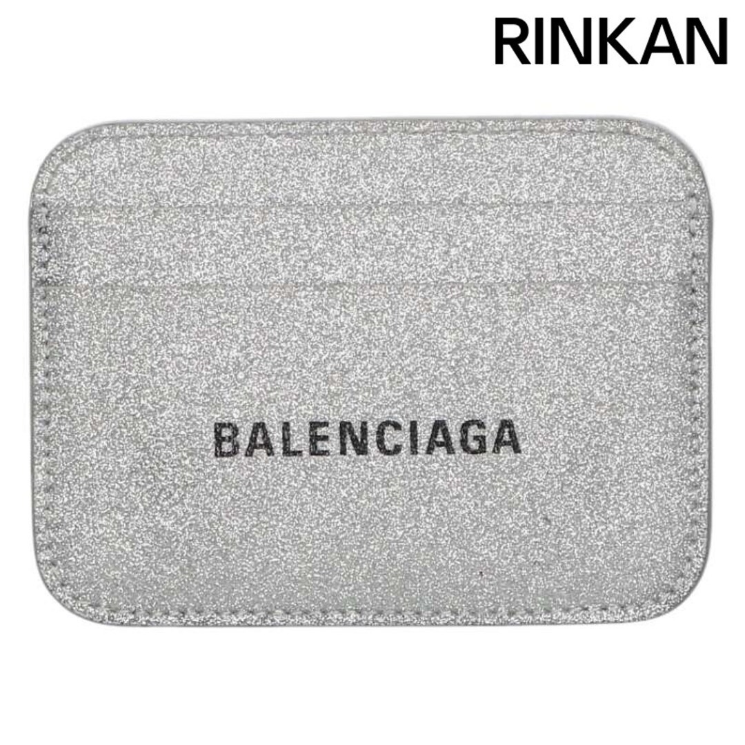 Balenciaga 593812 logo glitter card case mens Used 2bcd25a624c0f1c1ced9abff6ccea