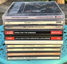 Eric Clapton 8 CD Lot Derek & Dominos Rare Early Pressings Layla Marsalis Cream