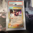 2005 POKEMON EX DELTA SPECIES #12 MEWTWO-REVERSE FOIL PSA 1 Poor