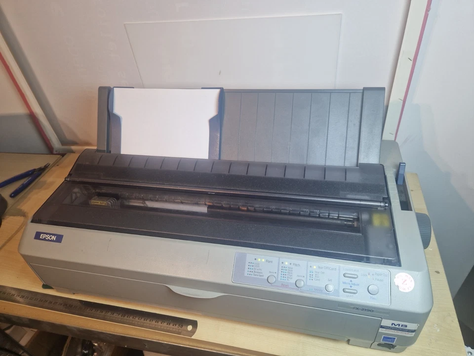 Epson FX-2190 Nadeldrucker A3 Netzwerkmodul RJ45 Anschluss LAN Netzwerk - Bild 2 von 4