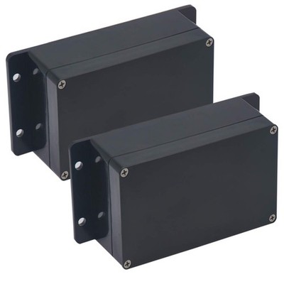 2 PCS Project Box IP65 Waterproof Junction Box ABS Plastic 6.22x3.54x2.36 Inch